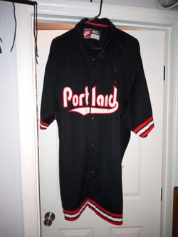 Nike Portland Trailblazer Warmup Button Down 