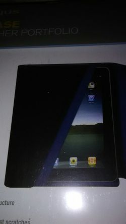 Leather Apple iPad Z-Case portfolio for Apple iPad
