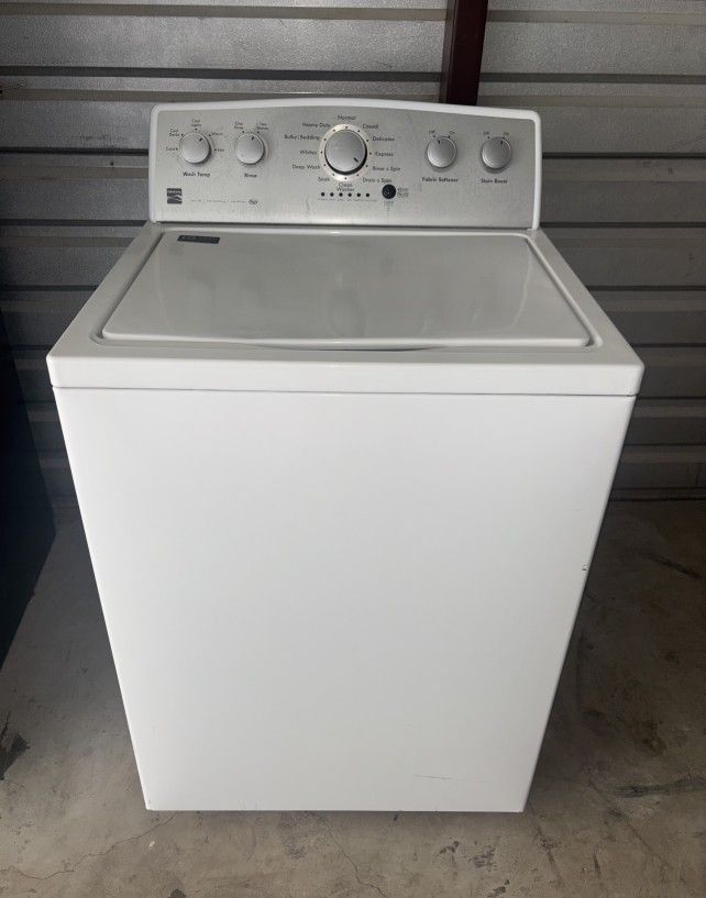 White Kenmore Washer