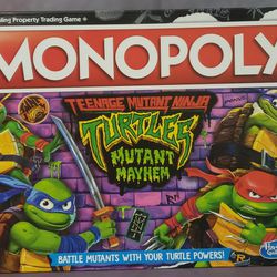 Monopoly Teenage Mutant Ninja Turtles Board Game for Kids and Family Ages 8 and Up, 2-4 Players