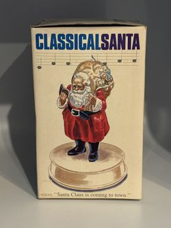Vintage Santa Claus Music Box