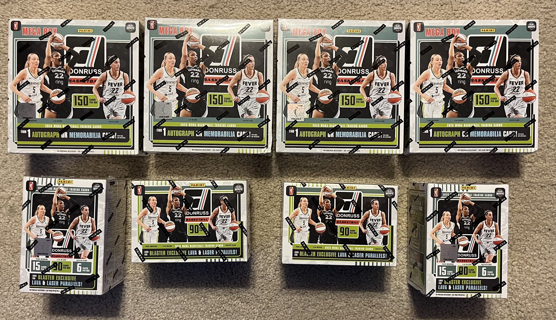 2025 Donruss WNBA basketball cards boxes