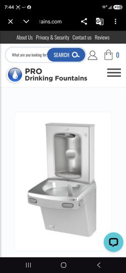 Oasis PG8SBF Refrigerated Drinking Fountain with Mechanical Activation Bottle Filler, Energy/Water Efficient, ADA, 8 GPH, Non-Filtered, Greystone (NEW