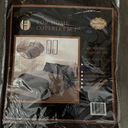 Twin Microfiber Coverlet Set