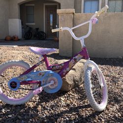 16” Girls Bike Huffy Disney Sparkle Princess
