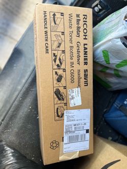 Ricoh/ Lanier/ Savin Waste Toner Bottle and 5 Bottles of Ink