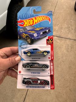 Hot Wheels Mustang Lot of 3 Shelby GT500