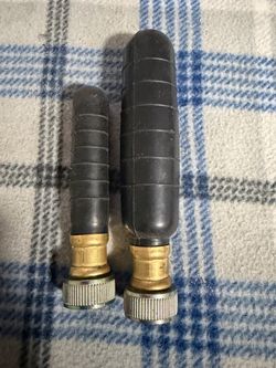 Garden Hose Nozzles with Brass Fittings – Set of 2