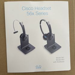 Cisco 562 Wireless Headset With Multi-Source Base 