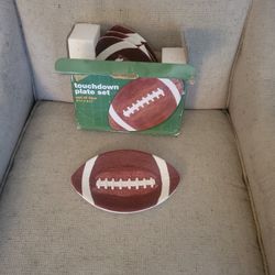 Vintage Football Plates 