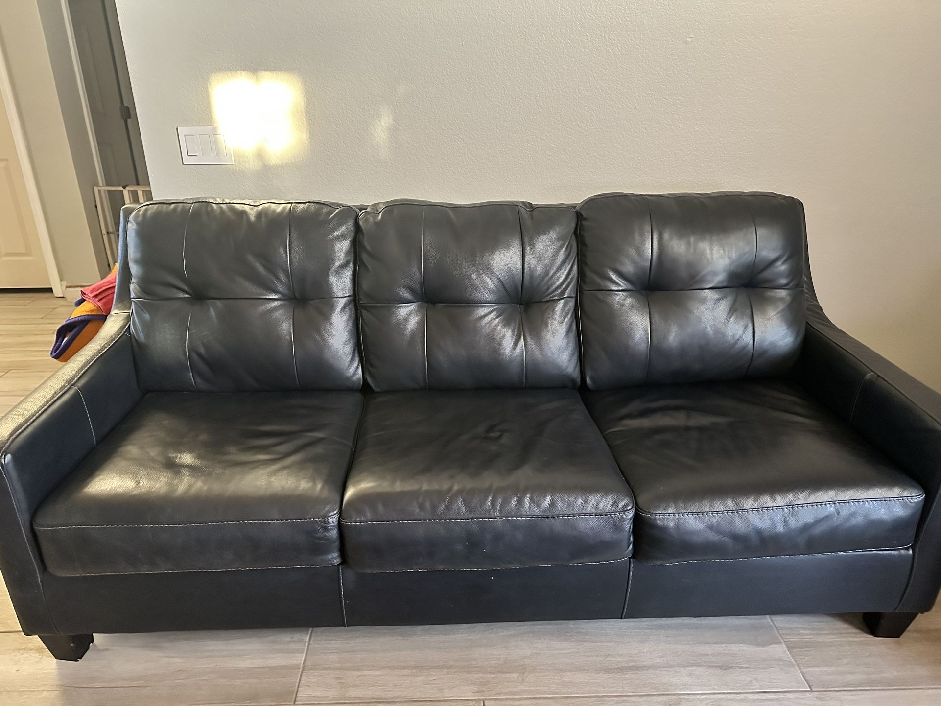 Black Leather Sleeper