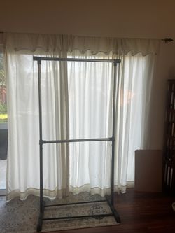 double Pole Clothes Rack