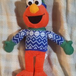Sesame Street Holiday Elmo 15" Large Plush 