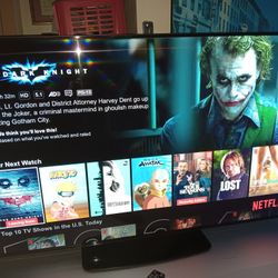 42 Inch Digital TV With Roku Setup Works Perfect With Remote $49 Very Firm