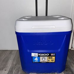 Igloo 60Qt Wheeled Rolling Cooler