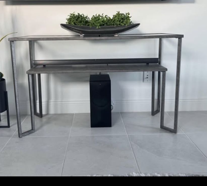 Glass Coffee And Console Table