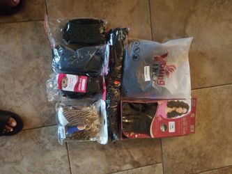 Assorted Braiding/Crochet Hair &wig Bundle For Sale