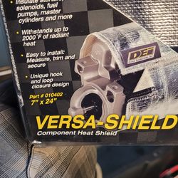Starter heat shield