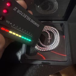 VVS Moissanite Tennis Chain – D Color | 925 Silver | Diamond Tester Passed