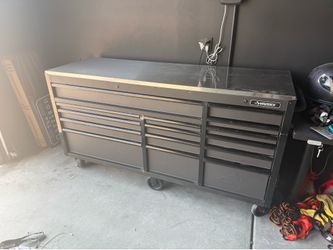Tool box with tools