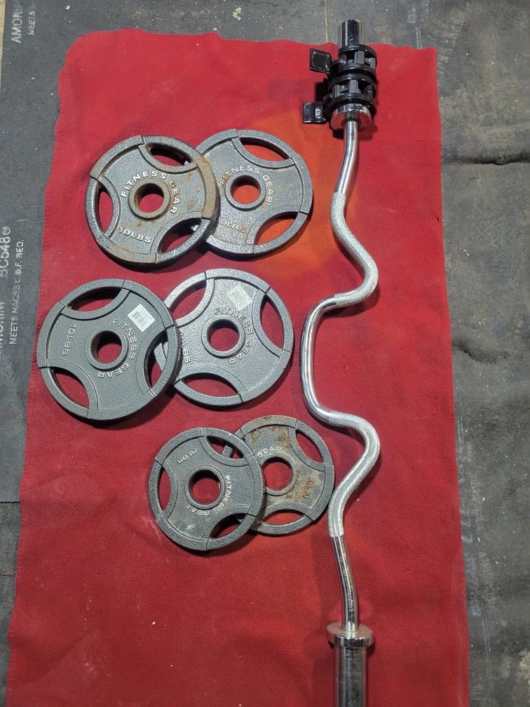 2" HOLE EZ-CURL BAR WITH CLIPS AND 50LBs TOTAL 4- 10s. 2-5s
11525 S HALSTED DUNKIN DONUTS/7111.S WESTERN WALGREENS
100$ CASH ONLY AS IS