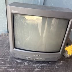Sony Trinitron KV-13M20 13" CRT Retro Gaming TV Working No Remote - Tested