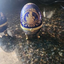 Royal Blue Egg Trinket