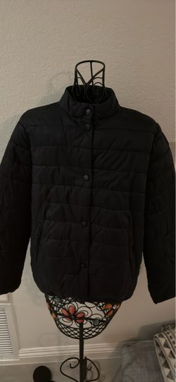 Black Quilted Puffer Jacket