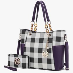 MKF Collection Tote Bag & Wallet For Women.