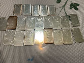 Wessex mint Eagle SILVER bars