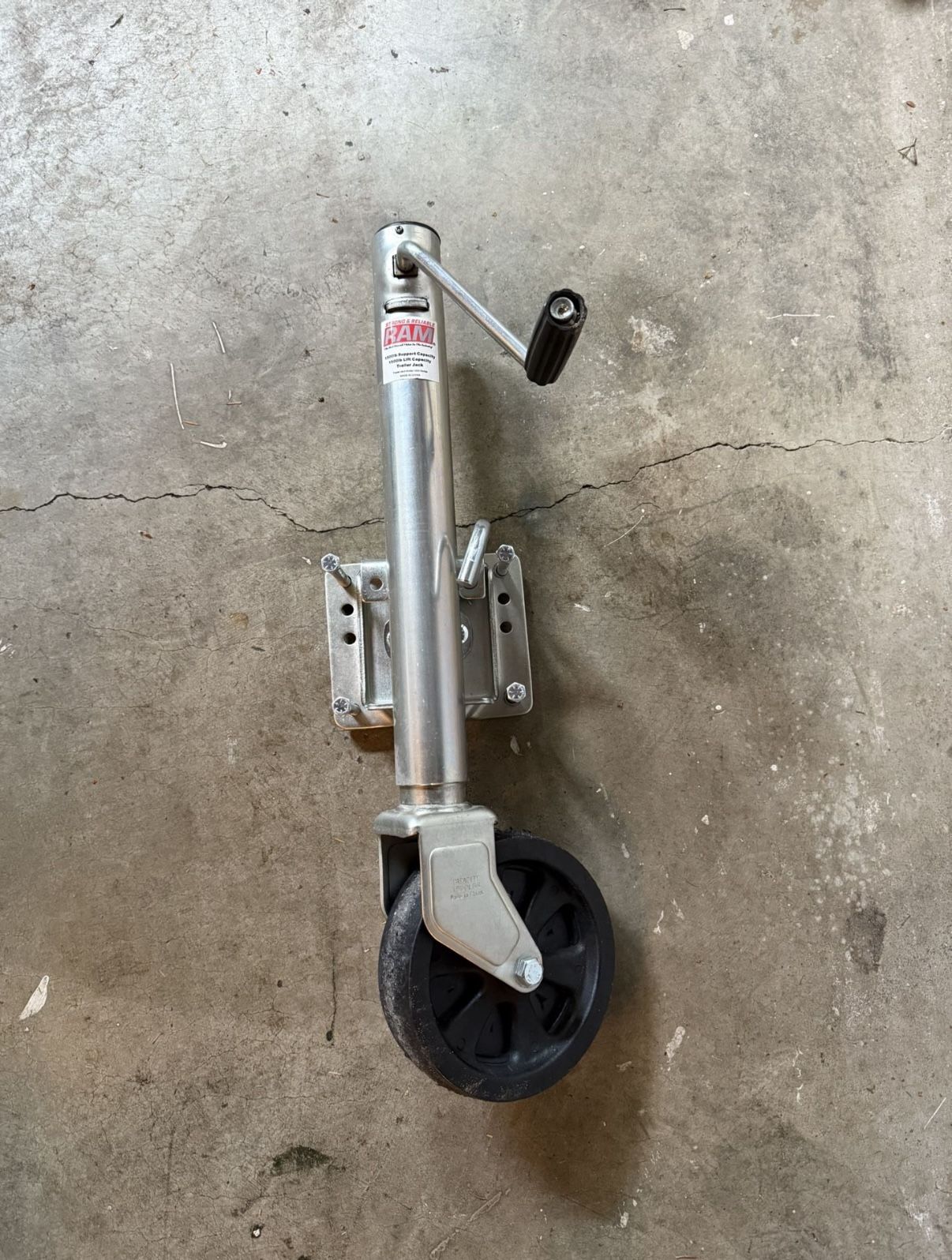 Wheeled Boat trailer Jack
