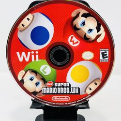 New Super Mario Bros. Wii  (Nintendo Wii, 2009) DISC ONLY. Tested