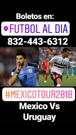 Boletos MEXICO VS URUGUAY