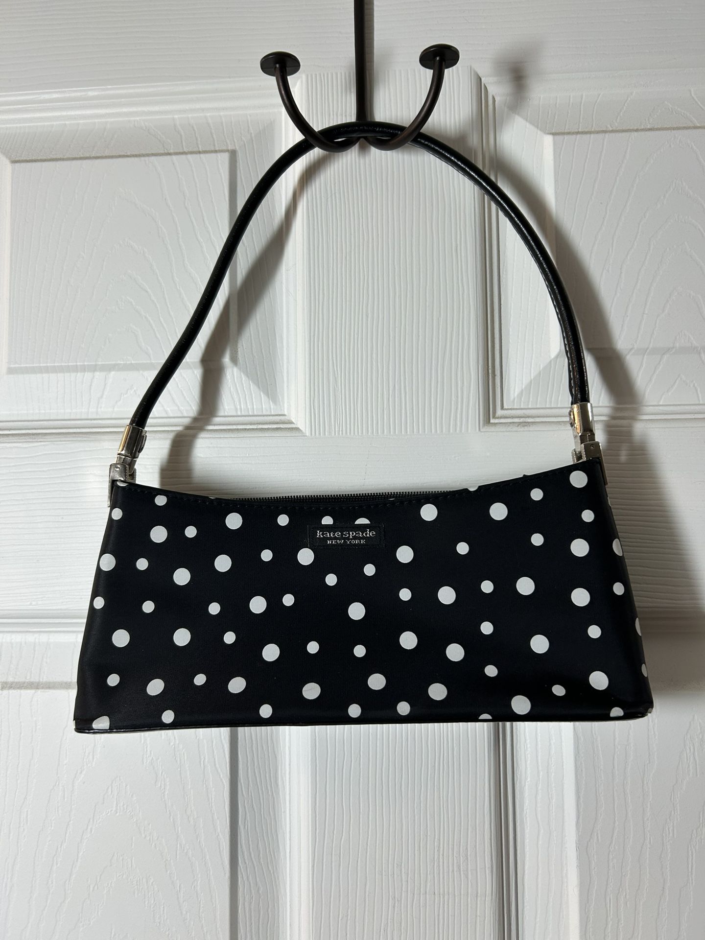 Kate Spade Black And White Polka Dot Bag