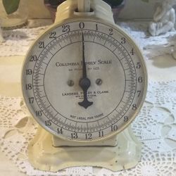 Vintage Columbia Family Scale Landers Frary& Clark 