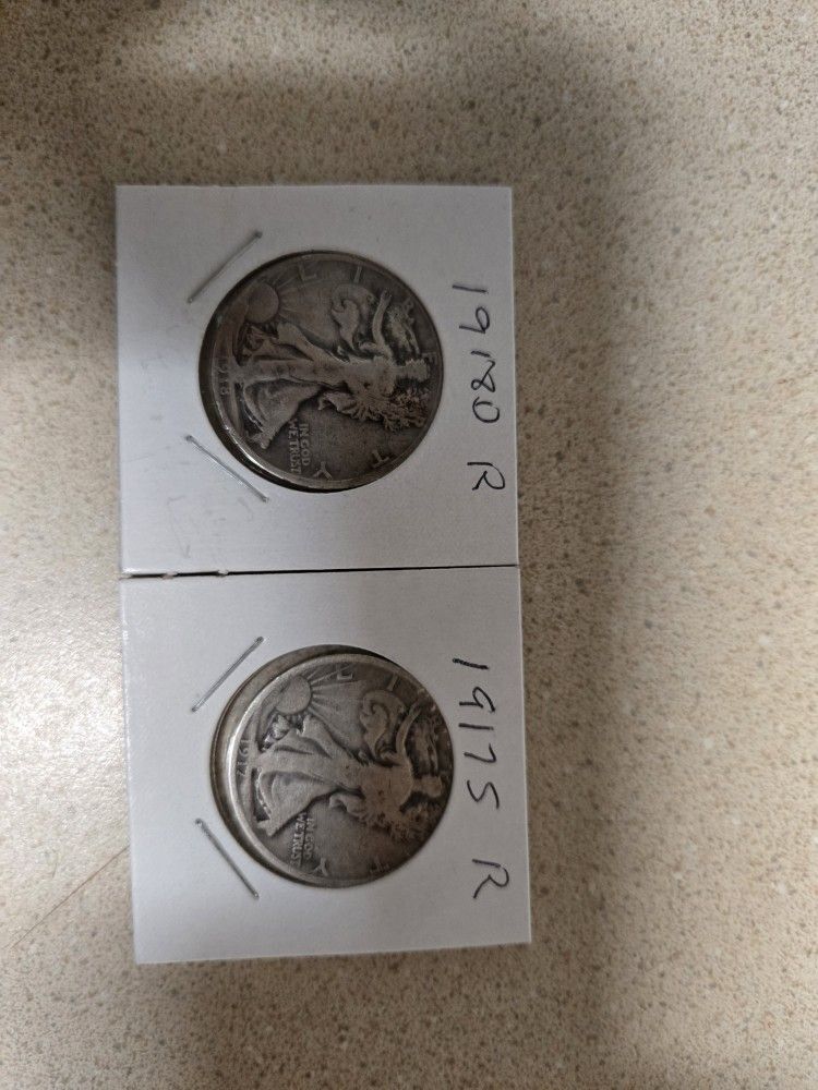 Antique Coins 19175 R And 19180 R