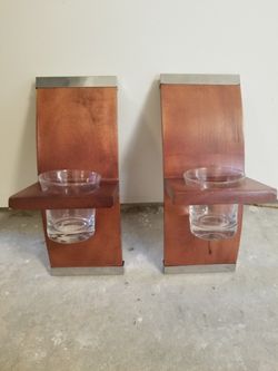Set of Wall sconce candle holders