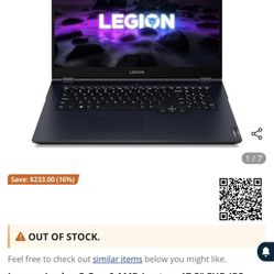 Lenovo Legion 5 Gen Gaming Laptop