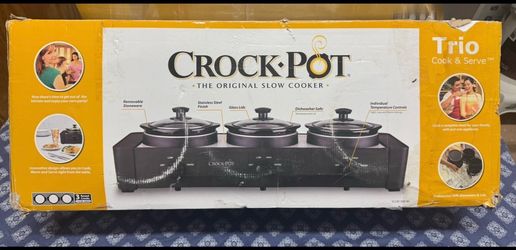 Three in one crockpot