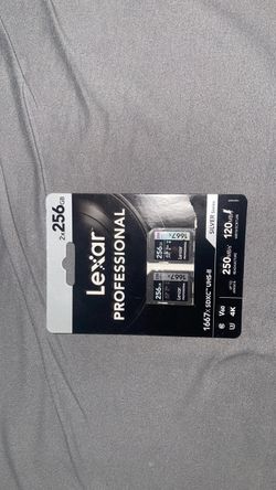 Lexar professional  2x 256gb