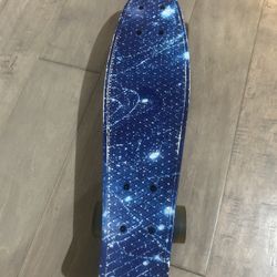 Skateboard With Colorful Light Up Wheels 