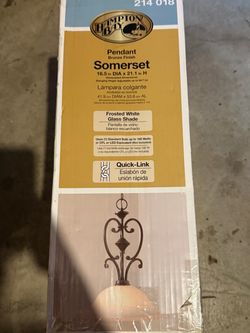 Hampton Bay Somerset Bronze Pendant Light