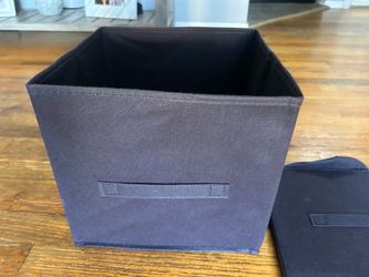 Set of 2 collapsible bins