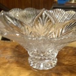 "Waterford" Crystal  wide Vase