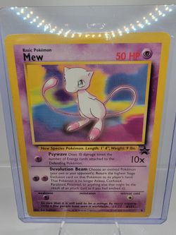 Mew 08/53 WotC Black Star Promo Vintage Pokémon LP/MP+