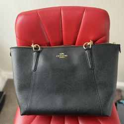 Blk/gold Coach Purse