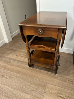 Vintage bar cart