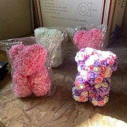 Cuatro Ositos Para Regalo Bonitos Diferentes Colores $15 Por Los Cuatro