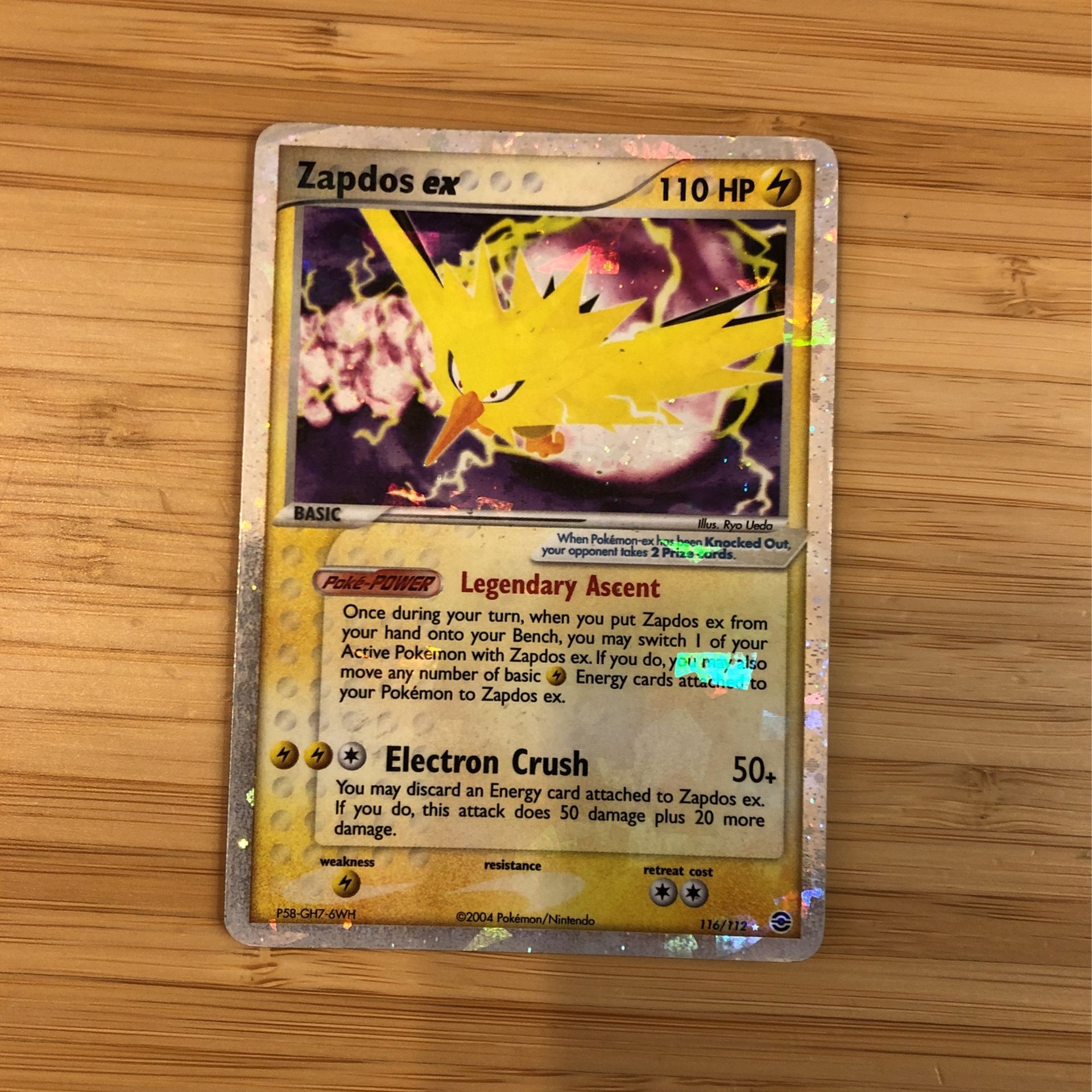 Pokemon Card Zapdos Ex for Sale in Washougal, WA OfferUp