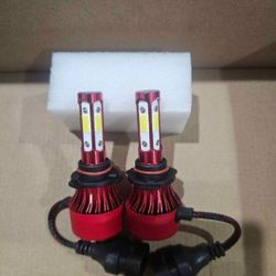 4 sides bright led 6000k with built in fan on each led bulb. 9006/9005High beams.